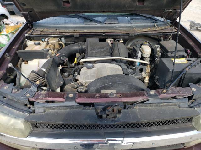 1GNET16S966103703 - 2006 CHEVROLET TRAILBLAZE EXT LS BURGUNDY photo 12