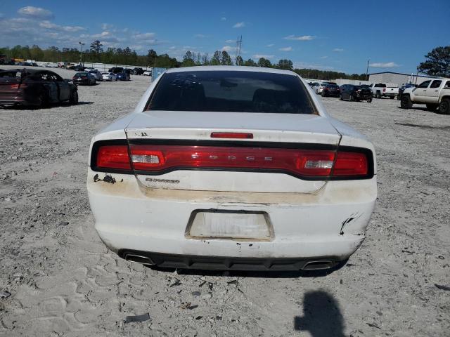 2B3CL3CG6BH607387 - 2011 DODGE CHARGER WHITE photo 6