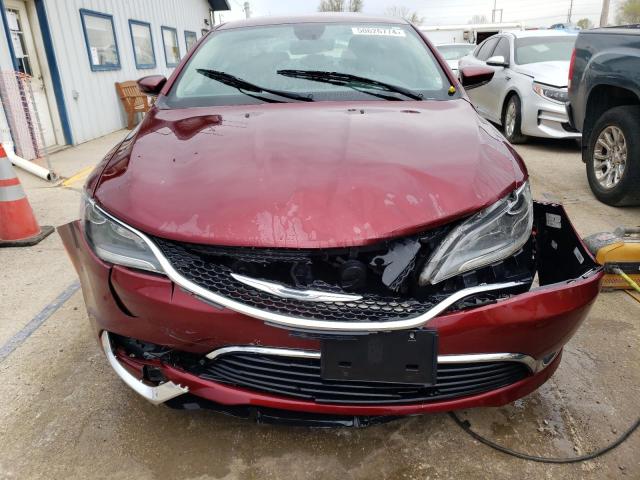 1C3CCCAB2GN147007 - 2016 CHRYSLER 200 LIMITED MAROON photo 5