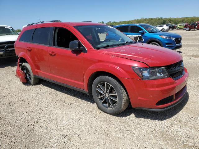 3C4PDCABXHT587410 - 2017 DODGE JOURNEY SE MAROON photo 4