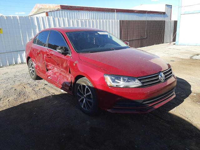 3VWDB7AJ4HM240119 - 2017 VOLKSWAGEN JETTA SE RED photo 4