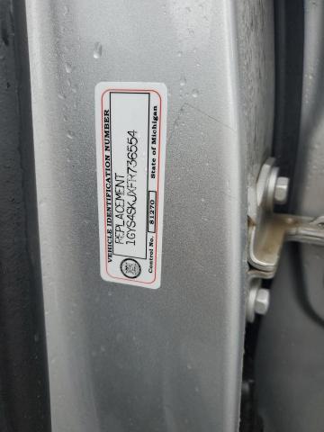 1GYS4SKJXFR736554 - 2015 CADILLAC ESCALADE ESV LUXURY SILVER photo 14