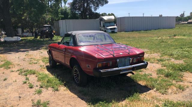 124CS10120715 - 1977 FIAT 2 DR CONV RED photo 3