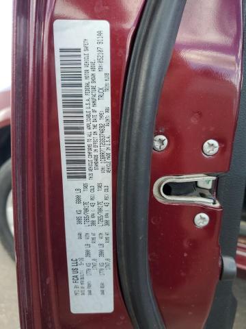 1C6RR7TT2GS374692 - 2016 RAM 1500 SLT MAROON photo 12