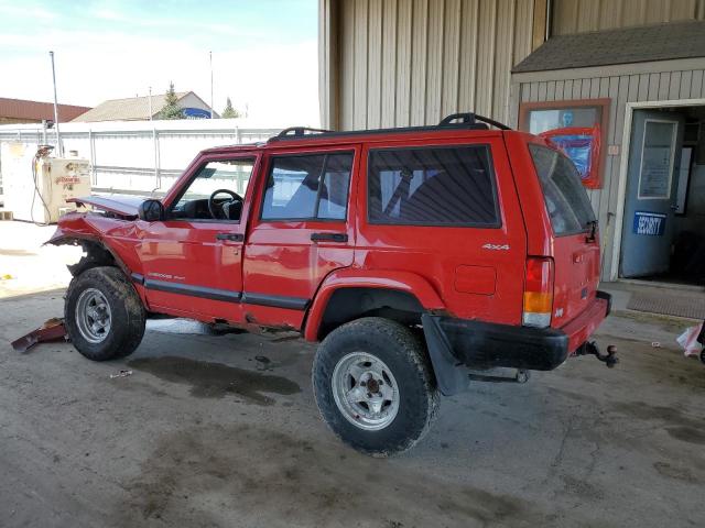 1J4FF48SX1L620354 - 2001 JEEP CHEROKEE SPORT RED photo 2