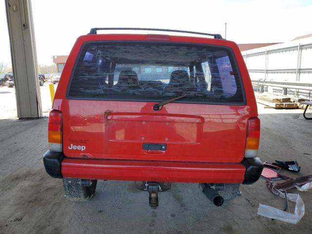 1J4FF48SX1L620354 - 2001 JEEP CHEROKEE SPORT RED photo 6