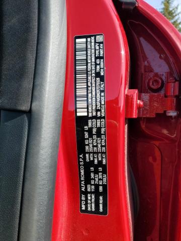 ZASPAKBN2R7D70328 - 2024 ALFA ROMEO STELVIO TI Қызыл фото 14