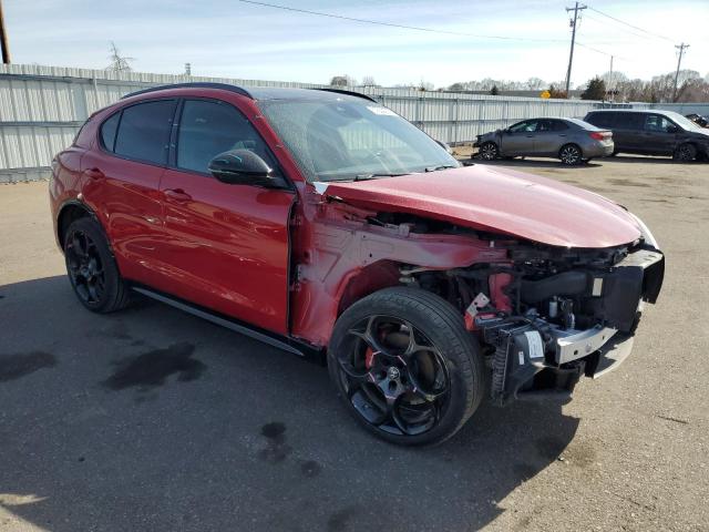 ZASPAKBN2R7D70328 - 2024 ALFA ROMEO STELVIO TI Қызыл фото 4