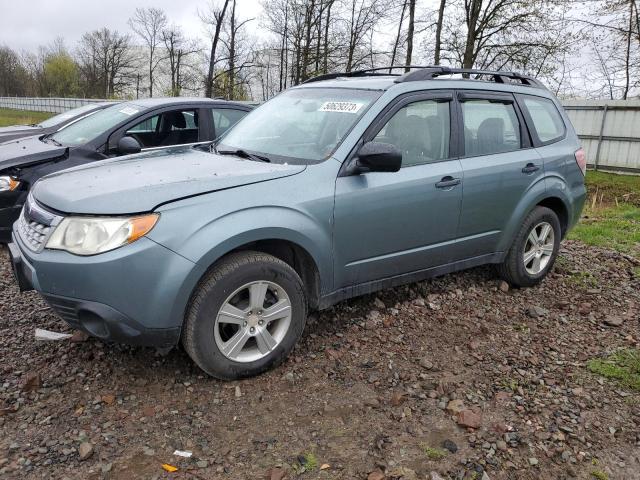 JF2SHABC4BH753955 - 2011 SUBARU FORESTER 2.5X BLUE photo 1