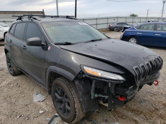 1C4PJMBB9GW335038 - 2016 JEEP CHEROKEE TRAILHAWK BLACK photo 1