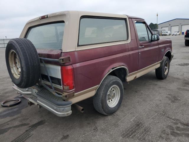 1FMEU15N4TLA41878 - 1996 FORD BRONCO U100 BURGUNDY photo 3