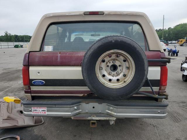 1FMEU15N4TLA41878 - 1996 FORD BRONCO U100 BURGUNDY photo 6