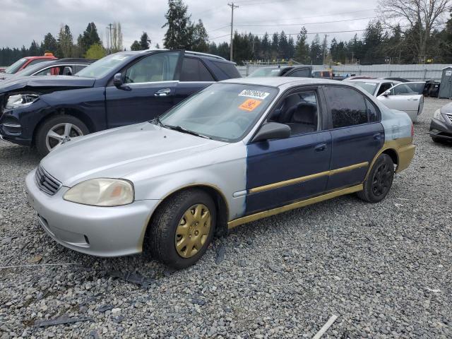 2HGEJ6614YH517395 - 2000 HONDA CIVIC BASE 双色 照片 1