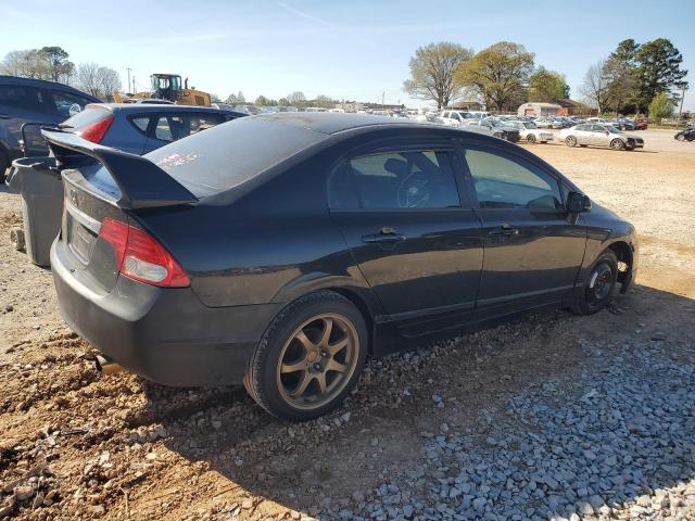 2HGFA16669H343060 - 2009 HONDA CIVIC LX-S Սև լուսանկար 3