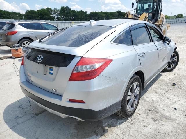 5J6TF1H39DL001985 - 2013 HONDA CROSSTOUR EX SILVER photo 4