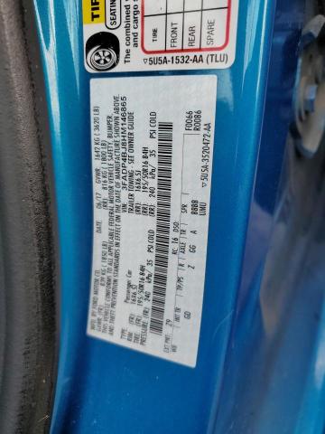 3FADP4BJ8HM146865 - 2017 FORD FIESTA SE BLUE photo 12