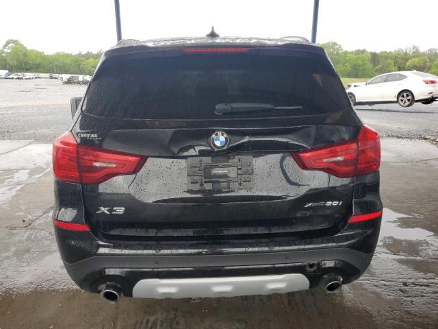 5UXTR9C5XKLE18423 - 2019 BMW X3 XDRIVE30I BLACK photo 6