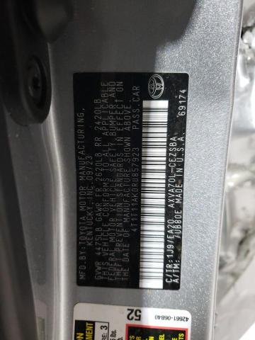 4T1T11AK0RU857923 - 2024 TOYOTA CAMRY SE NIGHT SHADE SILVER photo 12