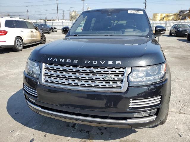 SALGV3EF0GA303212 - 2016 LAND ROVER RANGE ROVE AUTOBIOGRAPHY BLACK photo 5