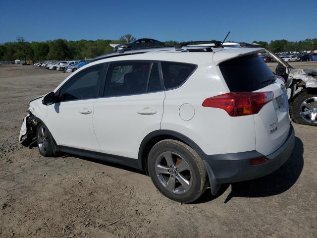 JTMWFREVXFJ035391 - 2015 TOYOTA RAV4 XLE WHITE photo 2