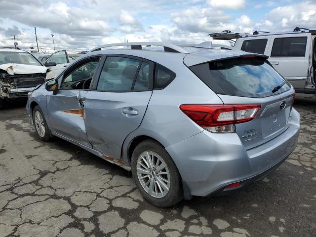 4S3GTAB66H3734343 - 2017 SUBARU IMPREZA PREMIUM SILVER photo 2