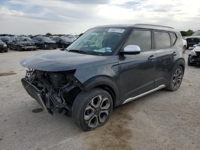 KNDJ23AU6L7718651 - 2020 KIA SOUL LX GRAY photo 1