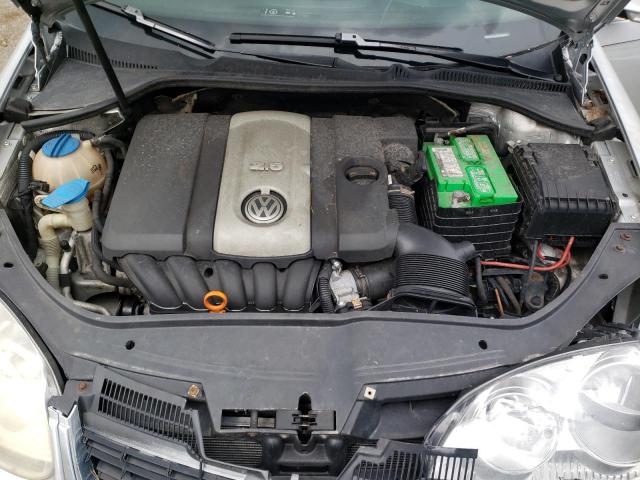 3VWEF71K57M184868 - 2007 VOLKSWAGEN JETTA WOLFSBURG 银色 照片 11