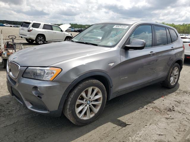 5UXWX9C50D0A22878 - 2013 BMW X3 XDRIVE28I GRAY photo 1