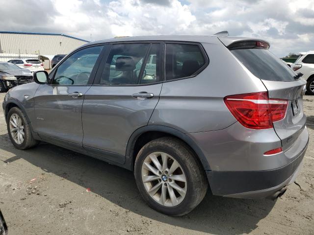 5UXWX9C50D0A22878 - 2013 BMW X3 XDRIVE28I GRAY photo 2