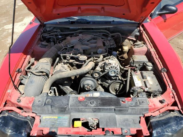 1FAFP40634F204219 - 2004 FORD MUSTANG RED photo 11