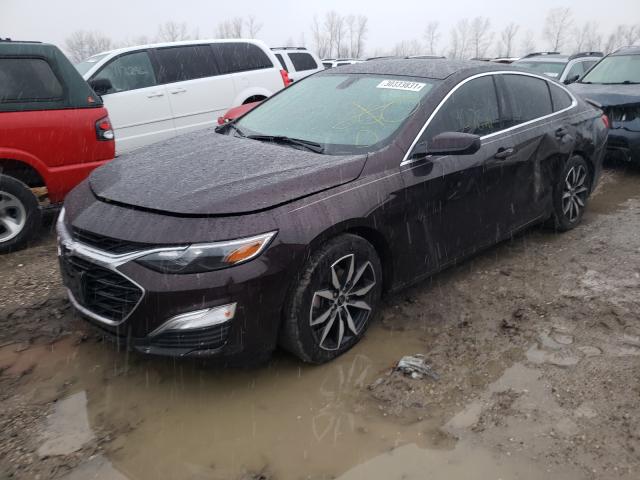 1G1ZG5ST7LF140791 - 2020 CHEVROLET MALIBU RS 勃艮第红 照片 2