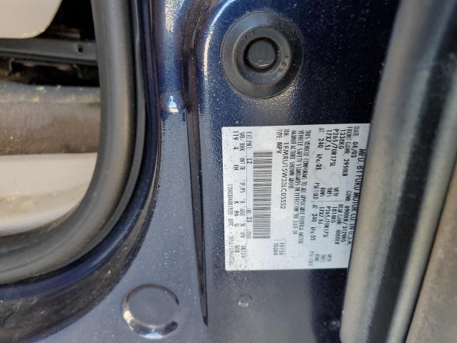 1FMRU15W33LC05552 - 2003 FORD EXPEDITION XLT BLUE photo 13