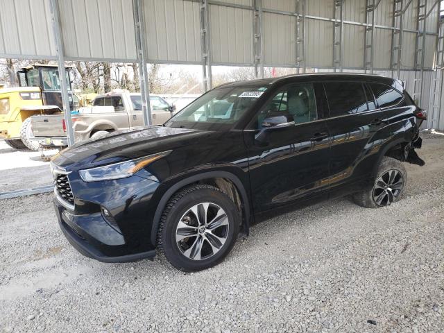 5TDGZRBH5MS084881 - 2021 TOYOTA HIGHLANDER XLE 黑色 照片 1