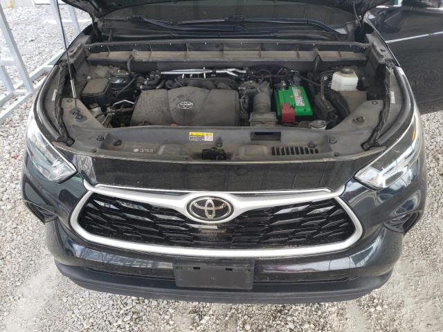 5TDGZRBH5MS084881 - 2021 TOYOTA HIGHLANDER XLE 黑色 照片 12