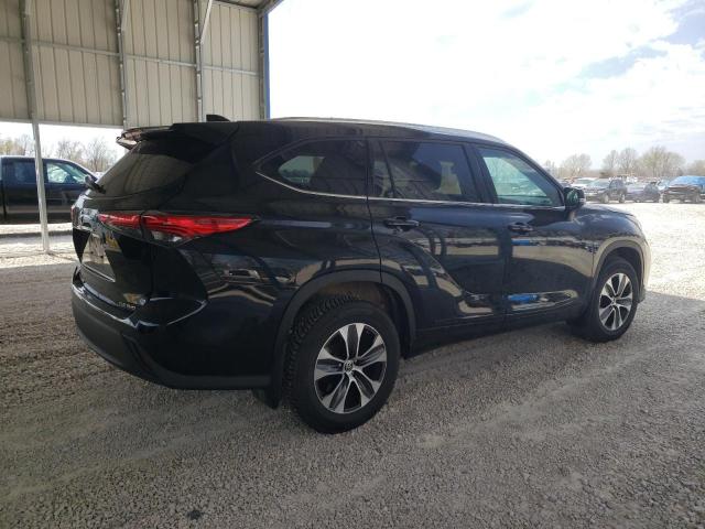5TDGZRBH5MS084881 - 2021 TOYOTA HIGHLANDER XLE 黑色 照片 3