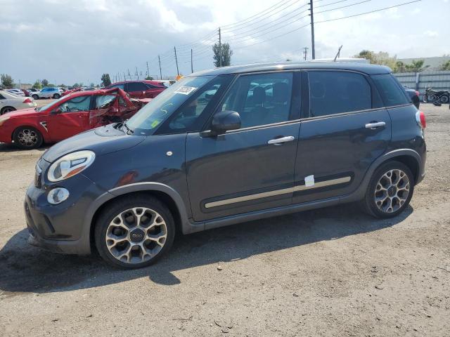 ZFBCFADH1EZ018658 - 2014 FIAT 500L TREKKING BLACK photo 1