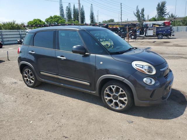 ZFBCFADH1EZ018658 - 2014 FIAT 500L TREKKING BLACK photo 4