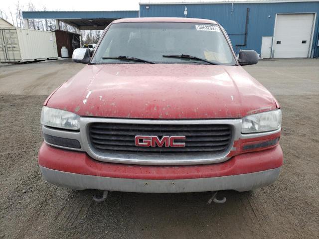 1GTEK19T01E144185 - 2001 GMC NEW SIERRA K1500 RED photo 5