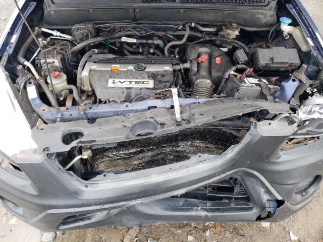 SHSRD78855U302092 - 2005 HONDA CR-V EX BLUE photo 12