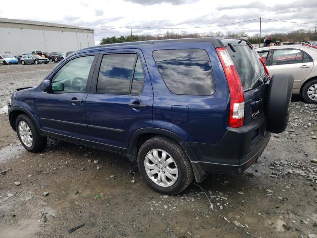 SHSRD78855U302092 - 2005 HONDA CR-V EX BLUE photo 2