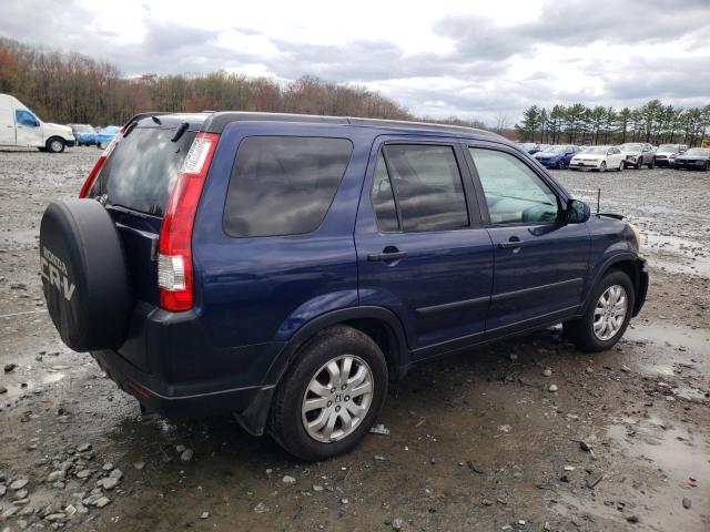 SHSRD78855U302092 - 2005 HONDA CR-V EX BLUE photo 3