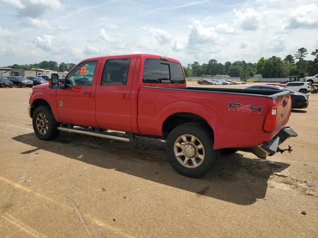 1FT7W2BT3BEA90427 - 2011 FORD F250 SUPER DUTY RED photo 2
