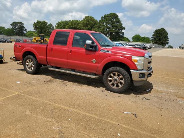 1FT7W2BT3BEA90427 - 2011 FORD F250 SUPER DUTY RED photo 4