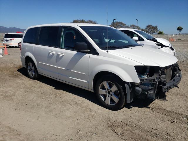 2C4RDGBG5DR633023 - 2013 DODGE GRAND CARA SE WHITE photo 4