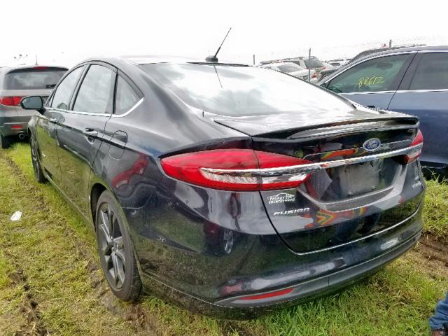 3FA6P0LU0JR169916 - 2018 FORD FUSION SE HYBRID  photo 3