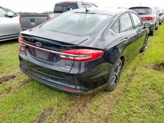 3FA6P0LU0JR169916 - 2018 FORD FUSION SE HYBRID  photo 4