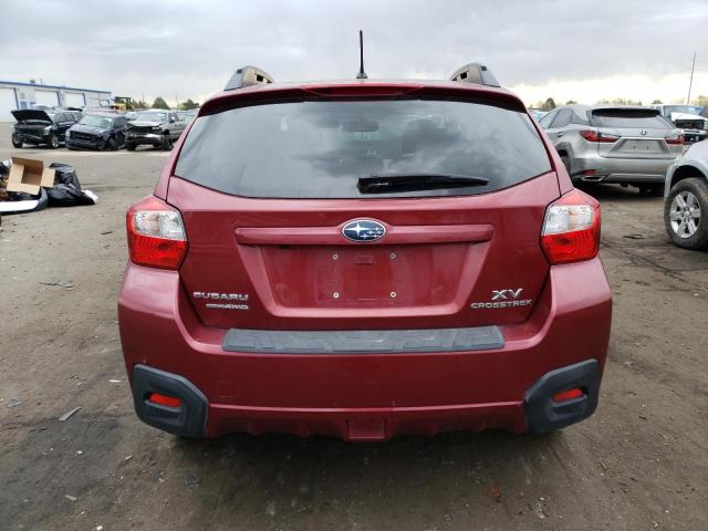 JF2GPAGC0E8293909 - 2014 SUBARU XV CROSSTR 2.0 LIMITED MAROON photo 6