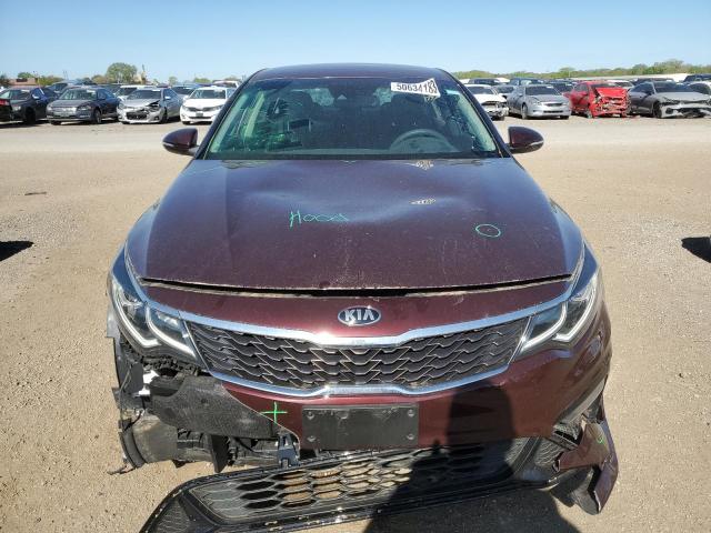 5XXGT4L37LG420277 - 2020 KIA OPTIMA LX BURGUNDY photo 5