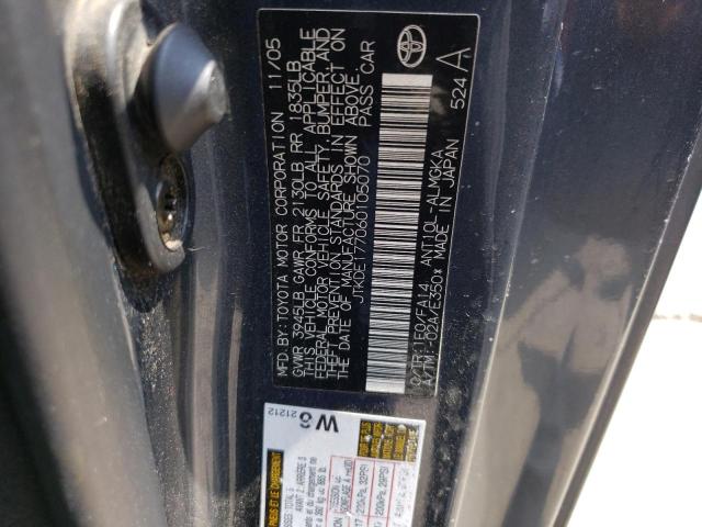 JTKDE177060105070 - 2006 TOYOTA SCION TC 灰色 照片 12