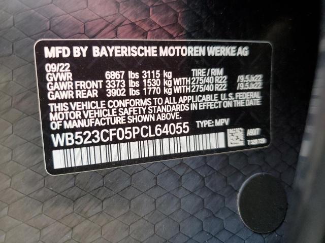 WB523CF05PCL64055 - 2023 BMW IX XDRIVE50 BLACK photo 13